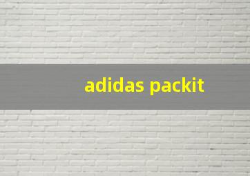 adidas packit